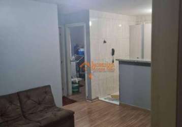 Apartamento com 2 dormitórios à venda, 42 m² por r$ 180.000,00 - água chata - guarulhos/sp