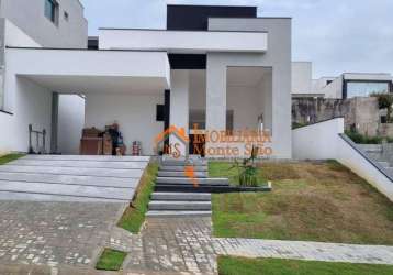 Casa com 3 dormitórios à venda, 150 m² por r$ 1.780.000,00 - condomínio aruã - mogi das cruzes/sp