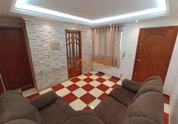 Apartamento com 2 dormitórios à venda, 50 m² por r$ 290.000,00 - jardim adriana - guarulhos/sp