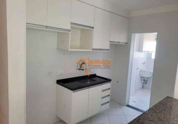 Apartamento com 3 dormitórios para alugar, 64 m² por r$ 2.620,00/mês - vila galvão - guarulhos/sp