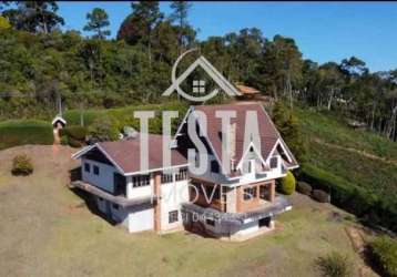 Casa á venda - campos do jordão com vista infinita para serra mantiqueira