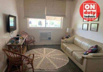 Apartamento com 3 quartos a 2 quadras da praia -110 m² por r$ 330.000 - enseada - guarujá/sp