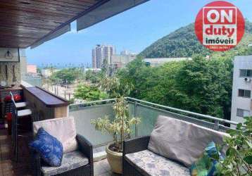 Cobertura com 4 quartos à venda, 275 m² por r$ 585.000 - enseada - guarujá/sp