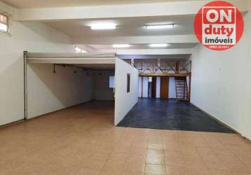 Loja para alugar, 300 m² por r$ 8.400,00/mês - vila matias - santos/sp