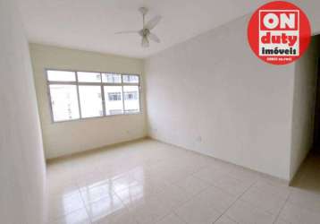 Apartamento com 2 quartos à venda, 80 m² por r$ 375.000 - embaré - santos/sp