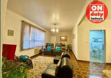 Apartamento com 3 dormitórios à venda, 130 m² por r$ 850.000,00 - ponta da praia - santos/sp