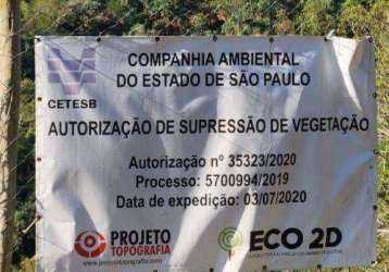 Terreno à venda, 2024 m² por r$ 350.000,00 - chácaras condomínio recanto pássaros ii - jacareí/sp