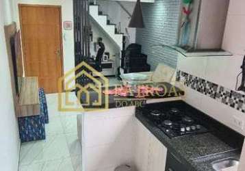 Cobertura com 2 dorms, vila scarpelli, santo andré - r$ 625 mil, cod: 1525