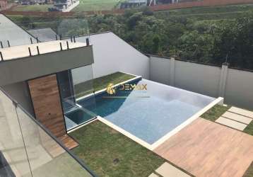 Casa em condomínio fechado com 4 quartos à venda na rua dos azulões, 1, condomínio residencial alphaville, são josé dos campos por r$ 4.260.000