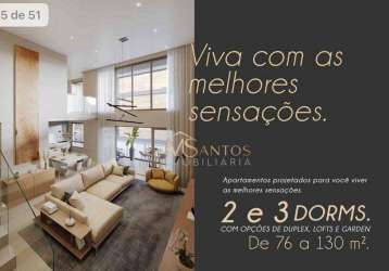 Apartamento com 2 dormitórios à venda, 127 m² por r$ 2.015.902,19 - cacupé - florianópolis/sc