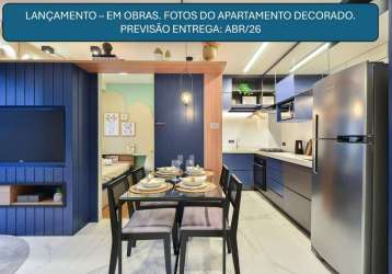 Deslumbrante apartamento tipo  para venda com 2 quartos, 36m²