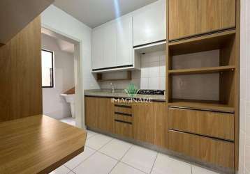 Apartamento com 2 dormitórios para alugar, 61 m² por r$ 1.863,00/mês - pioneiros catarinenses - cascavel/pr