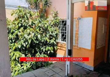 Casa térrea r. caiapônia, 44 - alto da lapa, 90m², 2 dorms, 1 vaga