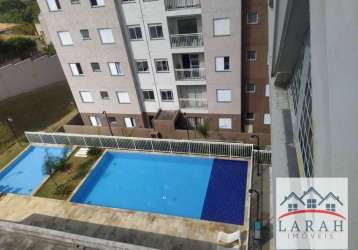 Apartamento com 2 dormitórios, 45 m² - venda por r$ 255.000 ou aluguel por r$ 1.600/mês - cond. new life granja viana - cotia/sp