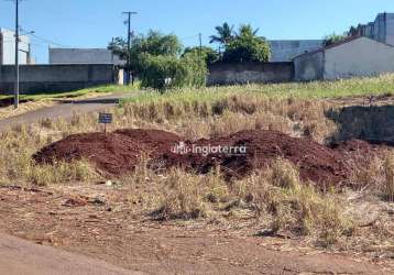 Terreno à venda, 362 m² por r$ 218.000,00 - jardim marissol - londrina/pr