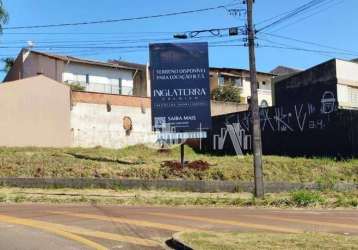 Terreno para alugar, 395 m² - jardim presidente - londrina/pr