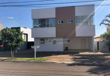 Casa com 4 dormitórios à venda, 270 m² por r$ 2.900.000,00 - sun lake residence - londrina/pr