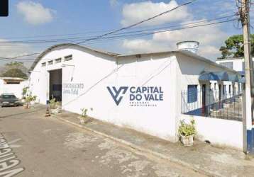 Galpão para alugar, 600 m² por r$ 12.000,00/mês - centro - são josé dos campos/sp