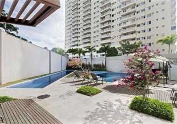 Flat com 1 quarto à venda na rua pedra dourada, jacarepaguá, rio de janeiro, 37 m2 por r$ 250.000