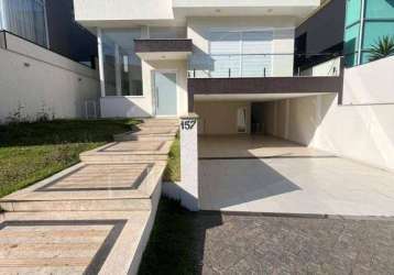 Casa com 3 dormitórios para alugar, 240 m² por r$ 13.000,00/mês - condomínio residencial real park arujá - arujá/sp