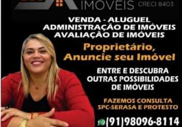 Alugo casa com 5/4 e um ponto comercial