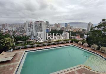 Casa com vista mar no morro santa terezinha, santos