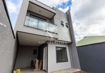 Sobrado tríplex com 3 dormitórios à venda, 172 m² por r$ 690.000 - xaxim - curitiba/pr