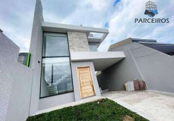 Sobrado com 4 dormitórios à venda, 140 m² por r$ 760.000,00 - xaxim - curitiba/pr