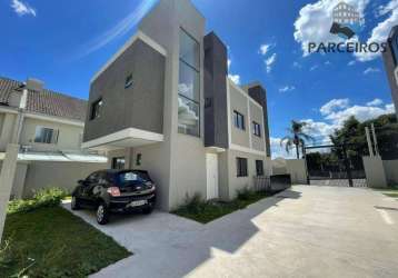 Sobrado com 3 dormitórios à venda, 105 m² por r$ 639.000,00 - uberaba - curitiba/pr