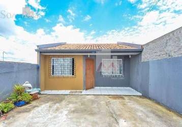 Casa com 2 dormitórios à venda, 48 m² por r$ 250.000,00 - iguaçu - fazenda rio grande/pr