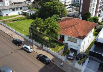 Terreno com casa a venda no centro de pato branco - próximo a praça getulio vargas