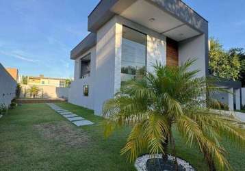 Linda casa com 4 dormitórios à venda no residencial ponta negra 2, 282 m² por r$ 1.900.000 - ponta negra - manaus/am