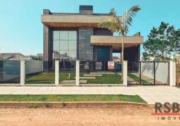 Casa com 3 dormitórios à venda, 148 m² por r$ 866.000,00 - bellatorres - passo de torres/sc