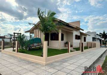 Casa com 3 dormitórios à venda, 125 m² por r$ 750.000,00 - bellatorres - passo de torres/sc