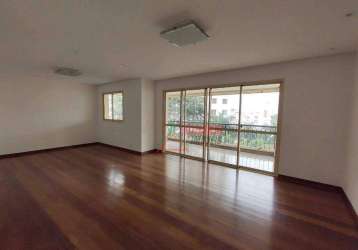 Apartamento para alugar, 208 m² por r$ 13.320,00/mês - chácara klabin - são paulo/sp