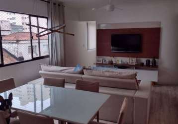 Apartamento à venda, 110 m² por r$ 499.000,00 - centro - são vicente/sp