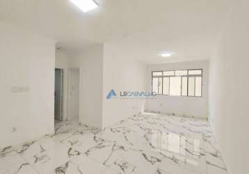 Apartamento à venda, 77 m² por r$ 430.000,00 - pompéia - santos/sp