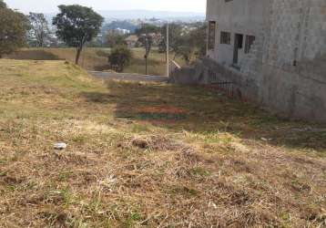 Terreno em condomínio alto padrão no reserva sáo nicolau - atibaia sp