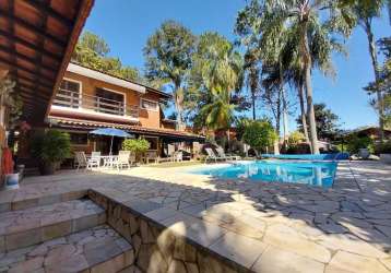 Casa à venda com fundo para represa em atibaia- sp- bairro usina