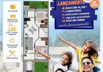 Casa com 2 dormitórios à venda, 48 m² por r$ 217.000 - boa vista - sapucaia do sul/rs