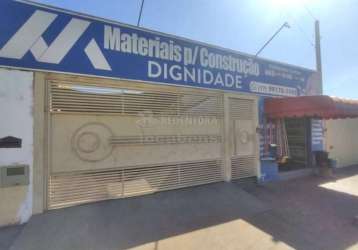 Casa com salão comercial locação ou venda residencial dignidade