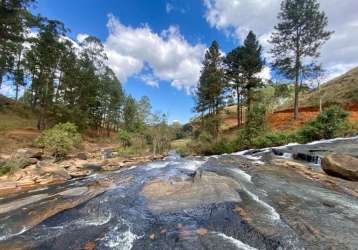 Terreno  na cachoeira  450m, chácara-mg