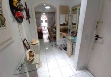 Apartamento com 2 dormitórios à venda, 78 m² por r$ 370.000,00 - enseada - guarujá/sp