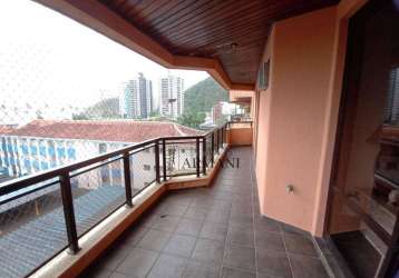 Apartamento com 3 dormitórios, 137 m² - venda e locação anual - praia da enseada - guarujá/sp