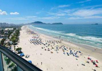 Praia da enseada, frente mar, vista esoetacular para o mar.