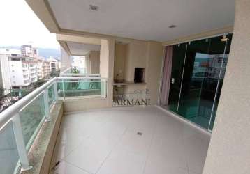 Apartamento com 4 dormitórios à venda, 143 m² por r$ 950.000,00 - enseada - guarujá/sp