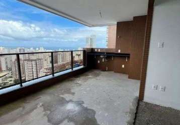 Apartamento para venda em salvador, caminho das árvores, 3 dormitórios, 4 suítes, 5 banheiros, 4 vag