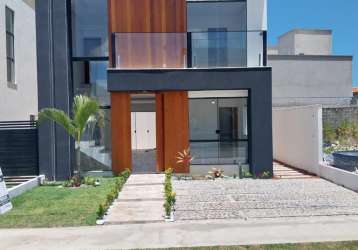 Casa nova em abrantes - 172 m² totais, 4 suítes, piscina privativa, área gourmet, 2 vagas de garagem