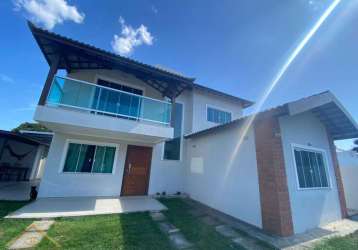 Casa para venda em são pedro da aldeia, balneário das conchas, 3 dormitórios, 1 suíte, 4 banheiros, 4 vagas