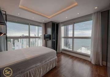 Cobertura com 3 dormitórios à venda, 251 m² por r$ 6.000.000,00 - pioneiros - balneário camboriú/sc